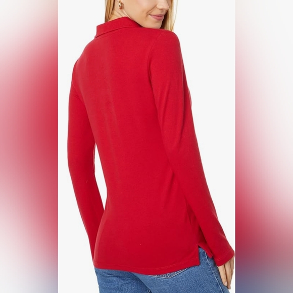 NWT...Tommy Hilfiger Long Sleeve Knit Polo Size M - Picture 3 of 7